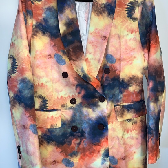 SHEIN print blazer size L - Picture 2 of 7